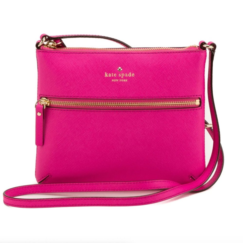 NWOT KateSpade Pink Leather Cedar Street Crossbody